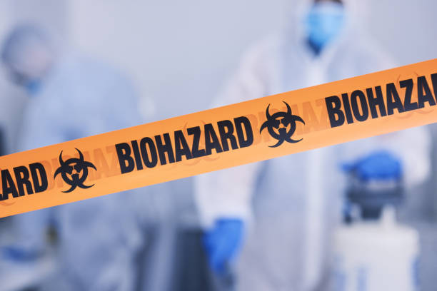 Professional Blood Cleanup technician working in Oakland, MO